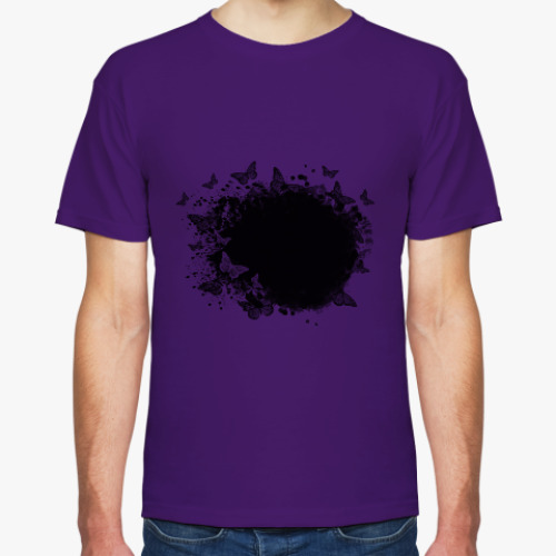 Футболка с принтом бабочки...