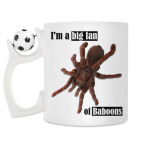 Кружка с футбольным мячиком