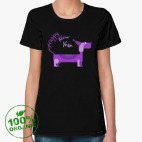 Женская футболка органик