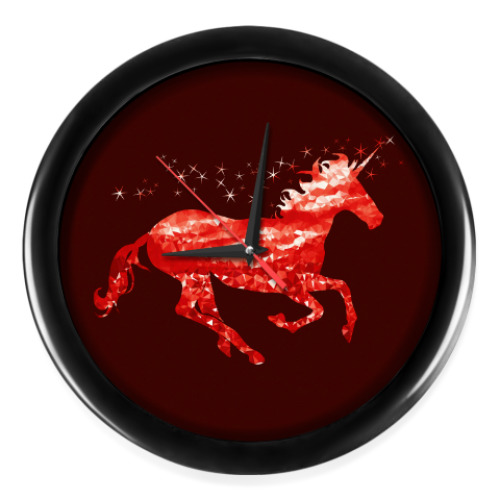 Настенные часы Рубиновый Единорог