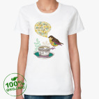 Женская футболка органик