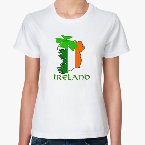 Классическая футболка Iraland Трилистник