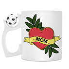 Кружка с футбольным мячиком