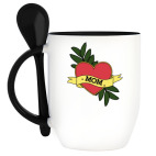 Кружка с ложкой