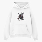 Толстовка худи оверсайз