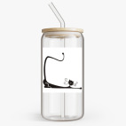 Банка с бамбуковой крышкой