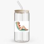 Банка с бамбуковой крышкой