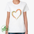 Женская футболка органик