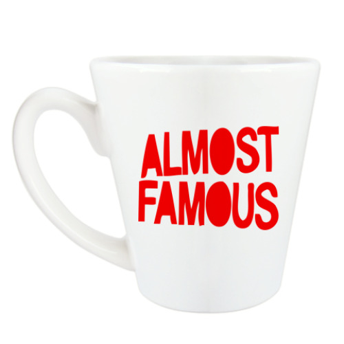 Чашка Латте с принтом ALMOST FAMOUS
