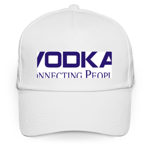 Кепка бейсболка с принтом Vodka Connecring People