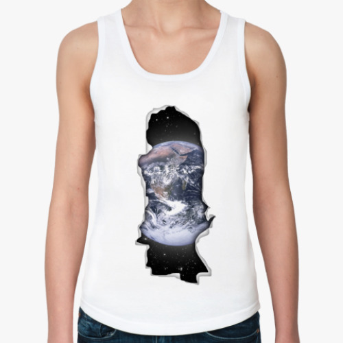 Женская майка с принтом Вселенная