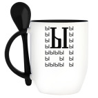 Кружка с ложкой