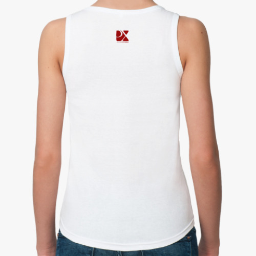 Женская майка с принтом Голодные Игры (Down With Capitol)