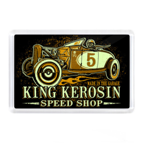 Магнит с принтом SPEEDSHOP