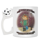 Кружка с футбольным мячиком
