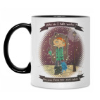 Кружка двухцветная