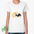 Женская футболка органик