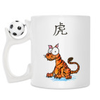 Кружка с футбольным мячиком