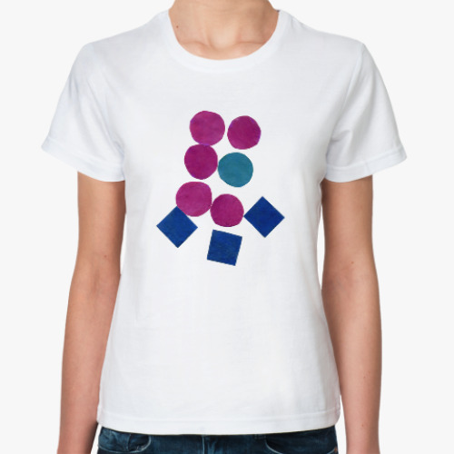 Классическая футболка с принтом Арт