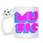 Кружка с футбольным мячиком