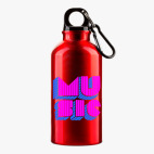 Металлическая бутылка 400 мл UV-DTF