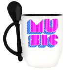 Кружка с ложкой