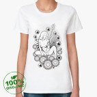 Женская футболка органик