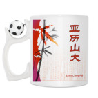 Кружка с футбольным мячиком