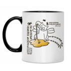 Кружка двухцветная