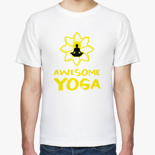 Футболка Awesome yoga - Классная йога
