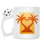 Кружка с футбольным мячиком