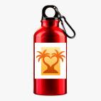 Металлическая бутылка 400 мл UV-DTF