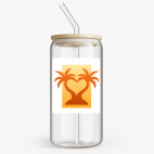 Банка с бамбуковой крышкой