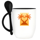 Кружка с ложкой