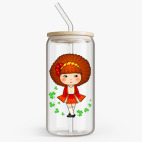 Банка с бамбуковой крышкой