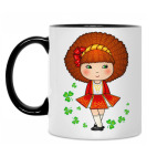 Кружка двухцветная