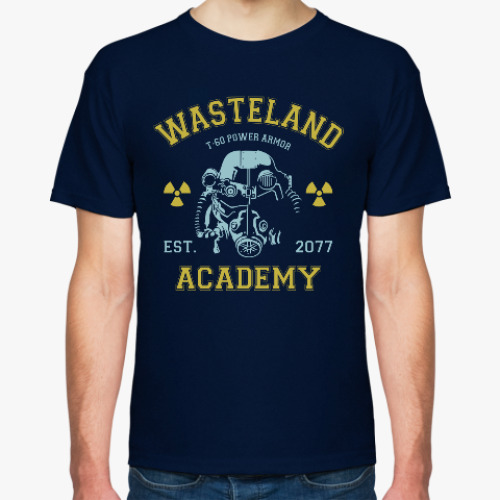 Футболка с принтом Fallout. Wasteland Academy