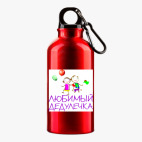 Металлическая бутылка 400 мл UV-DTF