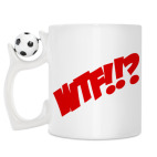 Кружка с футбольным мячиком