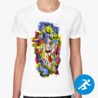 Женская спортивная футболка