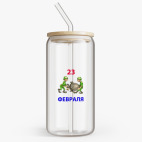 Банка с бамбуковой крышкой