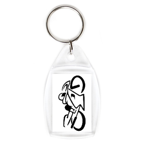 Брелок с принтом Motobike chopper