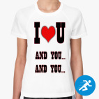 Женская спортивная футболка