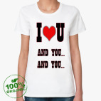 Женская футболка органик