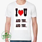 Мужская футболка органик