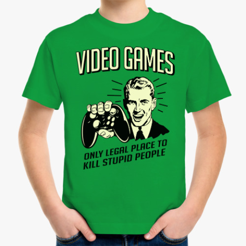 Детская футболка Video Games