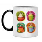 Кружка двухцветная