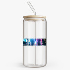 Банка с бамбуковой крышкой