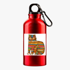 Металлическая бутылка 400 мл UV-DTF