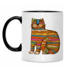 Кружка двухцветная